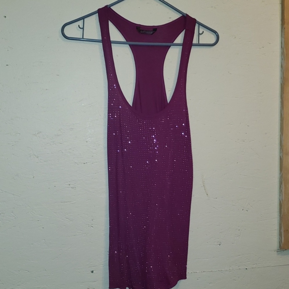 Magenta sleeveless top